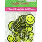 Peel & Stick Foam Happy Face Craft Shapes