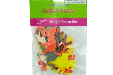 Craft Foam Jungle Animals