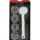 Heavy duty scouring pads with handle