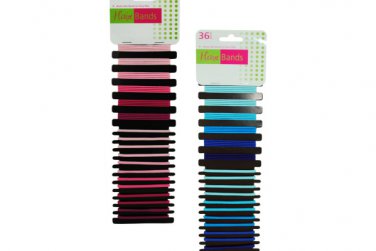 Colored elastic hair bands