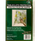 70 inch round tablecloth protector