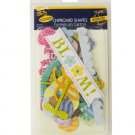 Spring Chipboard Shapes with Glitter Accents