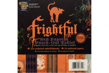 Frightful Paper &amp; Punch-Out Tablet with Glitter Accents