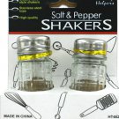 Checkered Glass Salt & Pepper Shaker Set