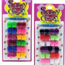 Mini hair claw clips