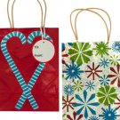 Holographic Holiday Gift Bags Set
