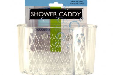 Transparent Shower Caddy with Suction Cups