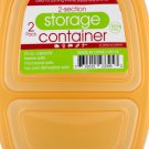 2-Section Food Storage Container Set