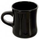 10 oz. Black Ceramic Hourglass Mug