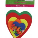 Do-It-Yourself Foam Heart Craft Kit