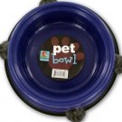 Round Pet Bowl with Paw Base