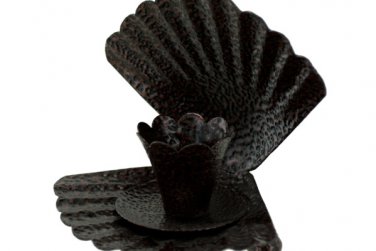 metal shell votive holder