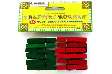 Multi-Color Clothespins