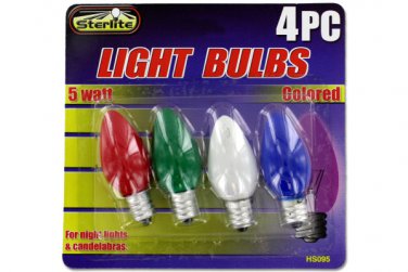 5 Watt colored light bulbs
