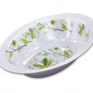 Oval Bowl with Spring Floral Design