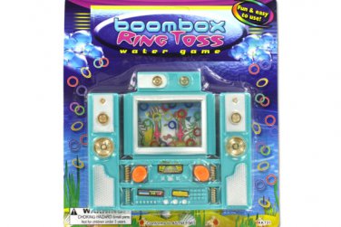 Boom box ring toss game