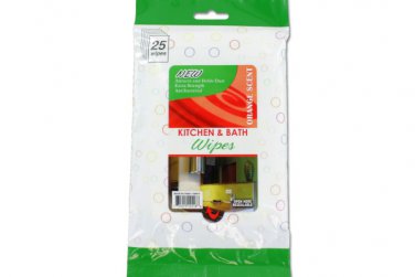 Kitchen and bath wipes