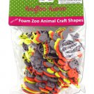 Foam Zoo Animal Craft Sticker Shapes