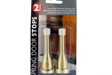 Spring door stops