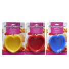 Silicone bakeware, heart shaped