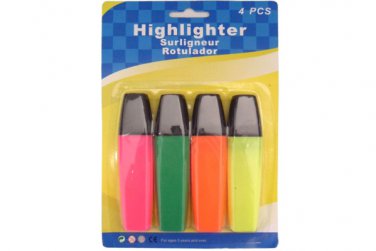 Highlighters, pack of 4