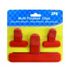Bag clips, pack of 3