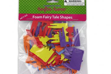 Fairy princess foam shapes