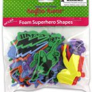 Super Heroes Sticky Foam Shapes