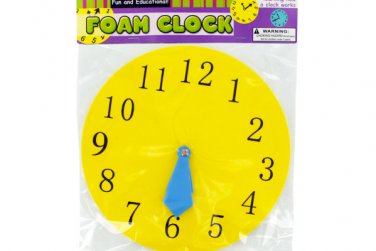 Educational Foam Clock
