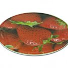Round Trivet with Strawberry Design