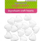 Styrofoam Craft Hearts