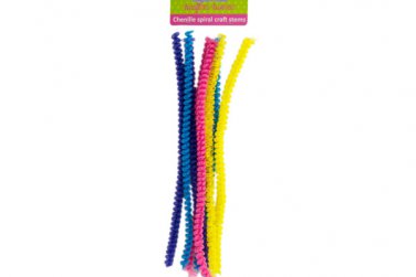 Chenille Spiral Craft Stems