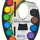 Watercolor Paint Artist Palette with Mixing Tray