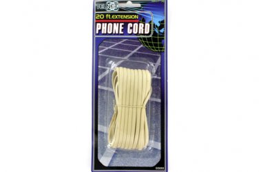 20' Extension telephone cord
