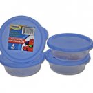 Round Plastic Storage Container Set