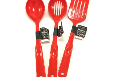 Red Melamine Kitchen Tools