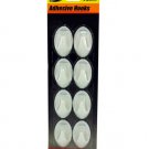 Oval Shape Plastic Adhesive Hooks