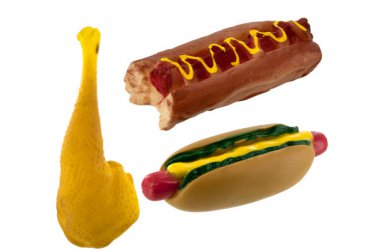 Meat Lovers Squeaking Dog Toy