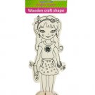 Wooden Girly Craft Shape