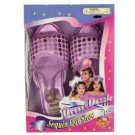 Dress & Dazzle Girls' Lavender Sequin Dot Shoes