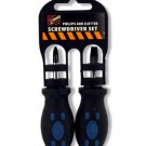 Stubby Philips & Slotted Screwdriver Set