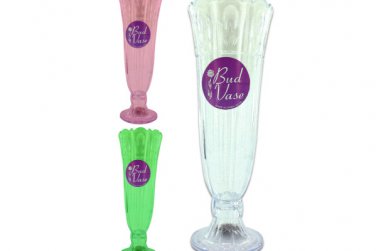 Plastic bud vase