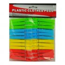 Plastic clothes pins, pack of 24