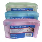 3-in-1 cotton swabs, pack of 120