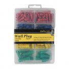 Screw anchors for walls, pack of 110