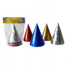 Party hats, laser design, pack of 12