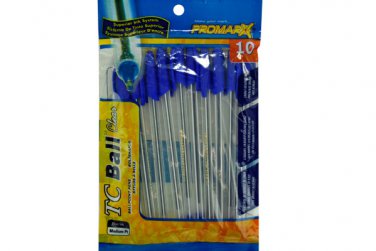 Blue Stick Pens with Caps