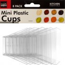 Clear Mini Plastic Condiment Cups Set
