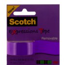 Scotch Expressions Removable Tape - Purple