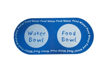 Printed Foam Pet Food &amp; Water Mat